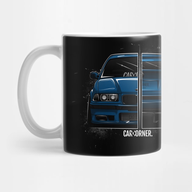 EDM - E36 M - CarCorner by CarCorner - Automotive Artwork